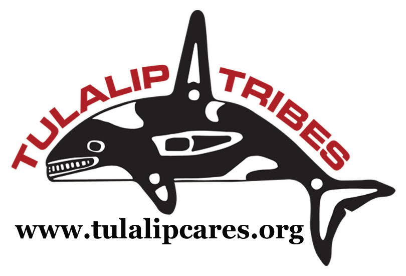 Tulalip Tribes logo with traditional art